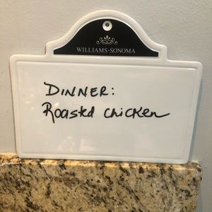 New Williams Sonoma French plaque/whiteboards